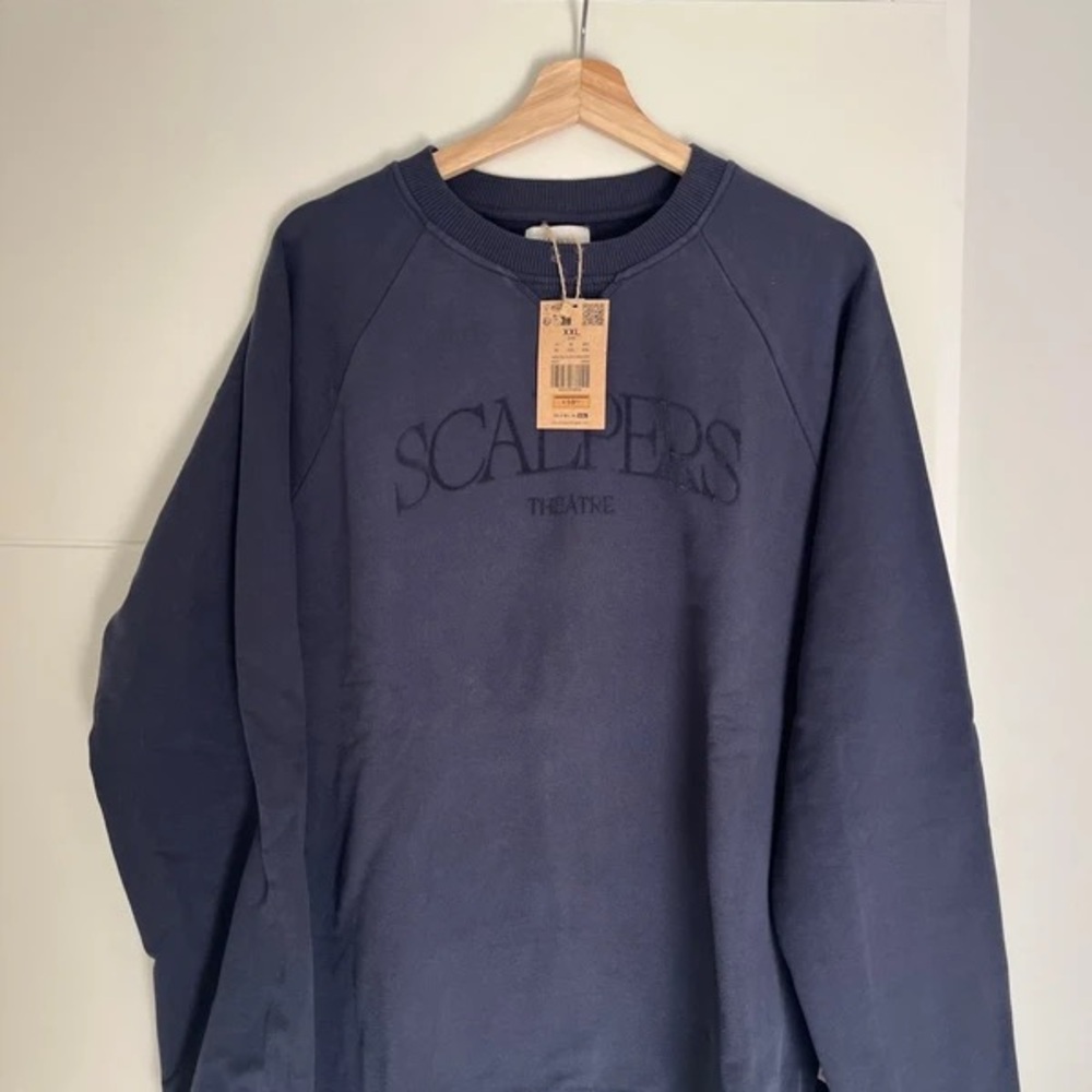 Men's Blue Crewneck Sweater